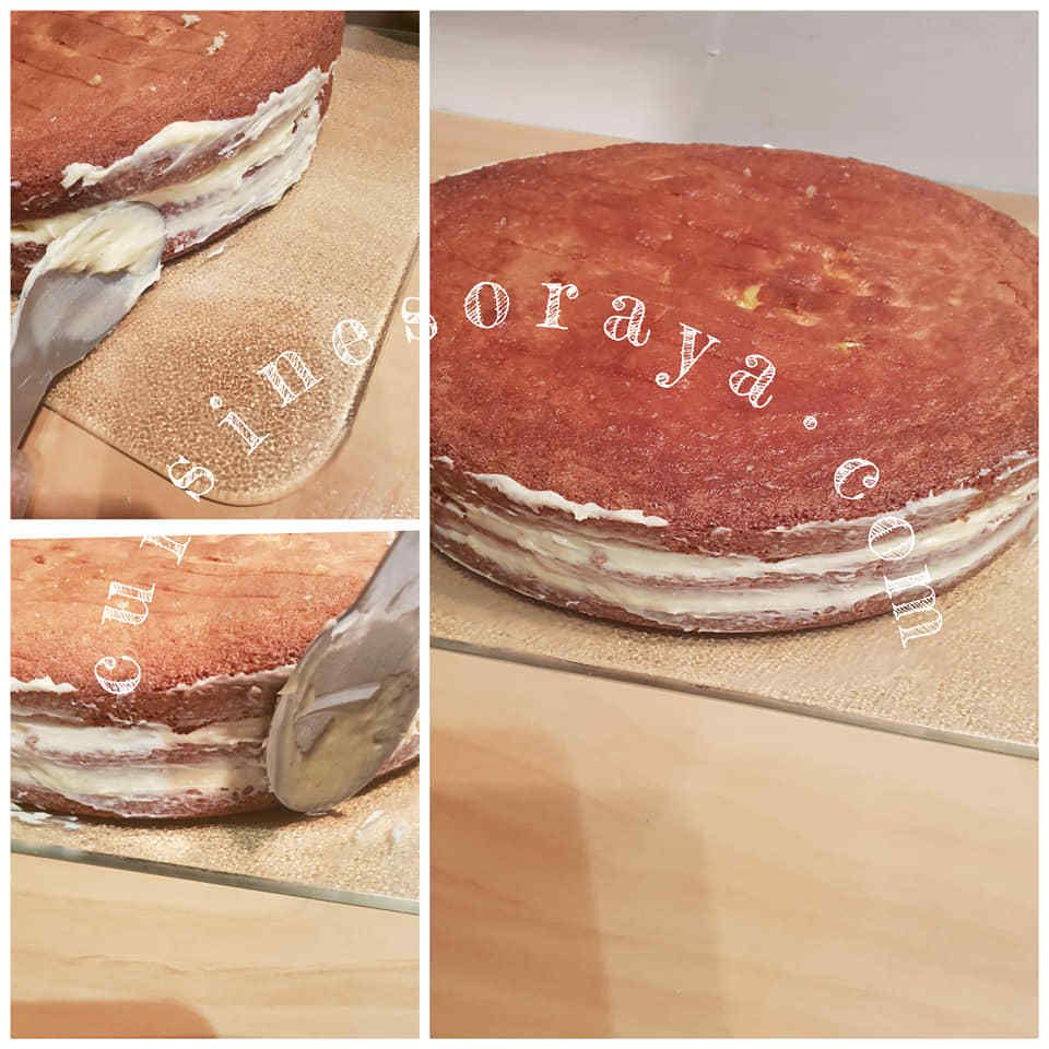 Gâteau pêcher mignon