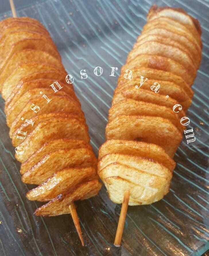 Pommes de terres spirales
