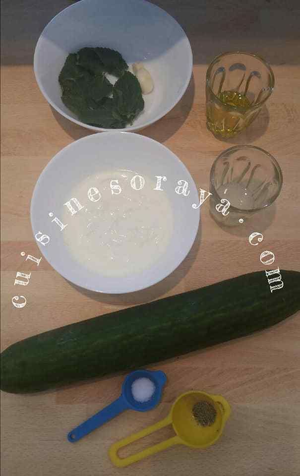 Gaspacho concombre - menthe fraîche