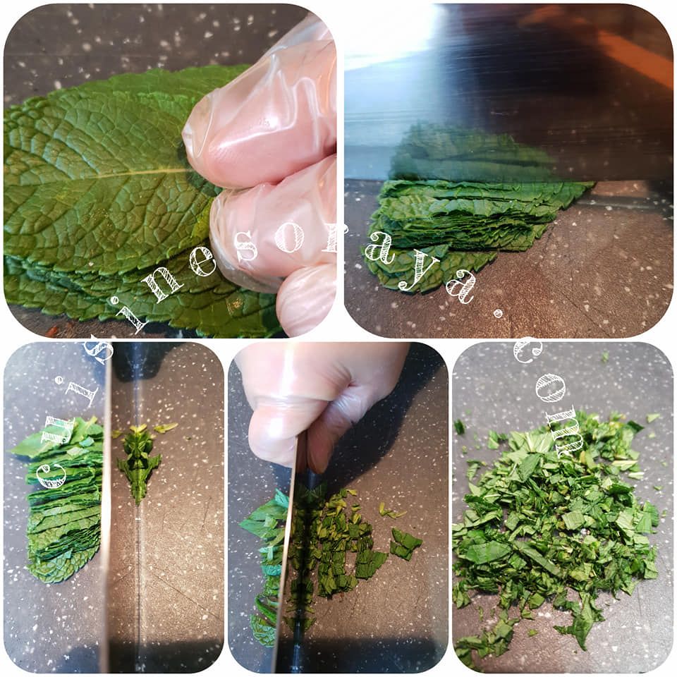 Grenade à l'eau de fleur d'oranger et menthe