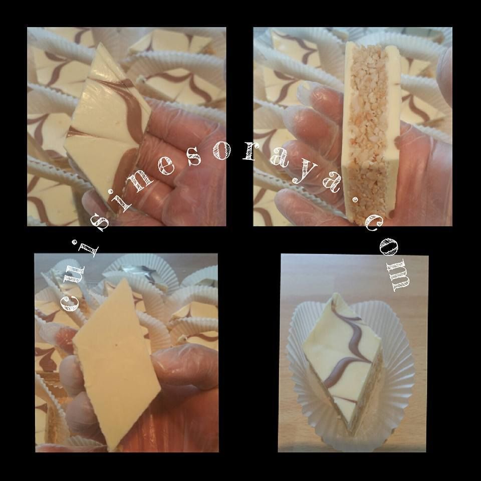 Zelliges aux cacahuètes - Gourmandises aux cacahuètes et chocolat