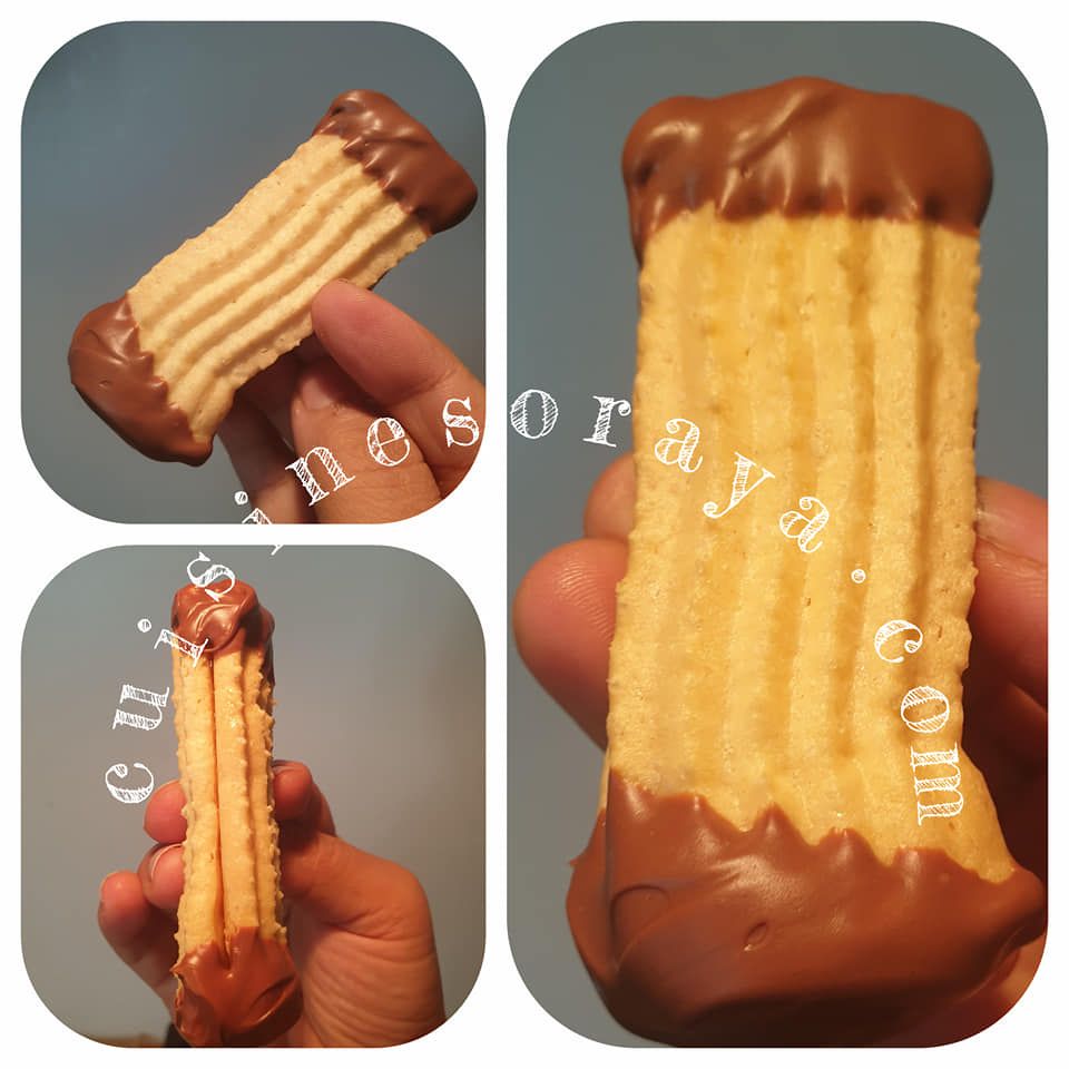 Sablé fondant à la confiture et chocolat