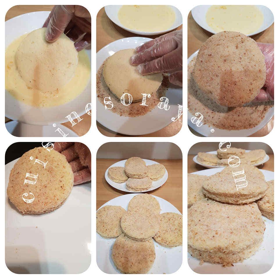 Croque panés au saumon fumé ou au poulet