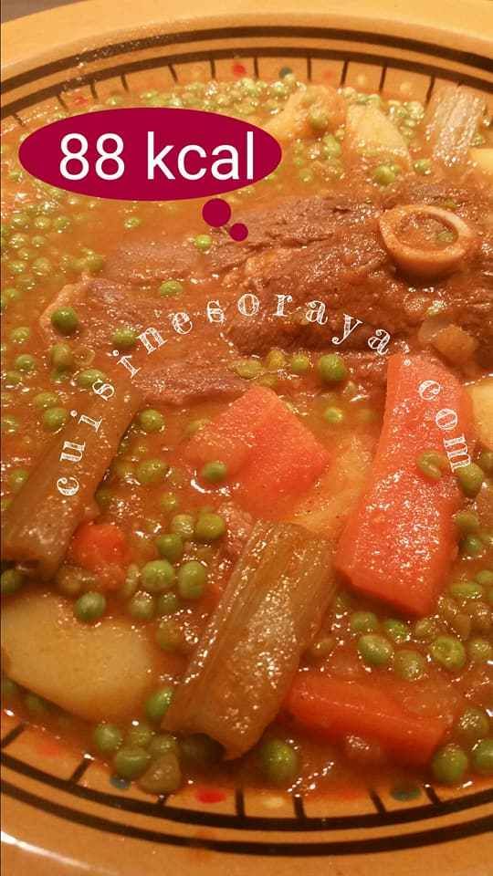 Ragoût d’agneau et aux légumes.