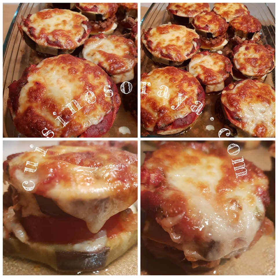 Aubergine burger