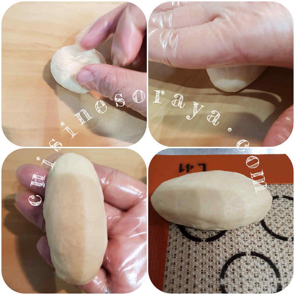 Pains navette et différentes garnitures