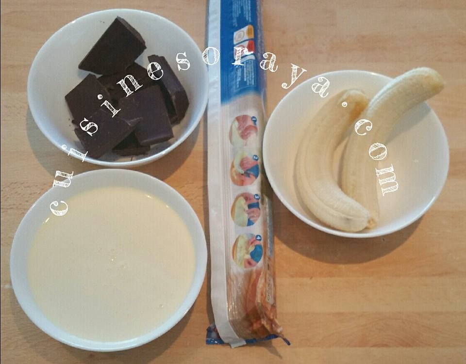 Tarte choco - banane