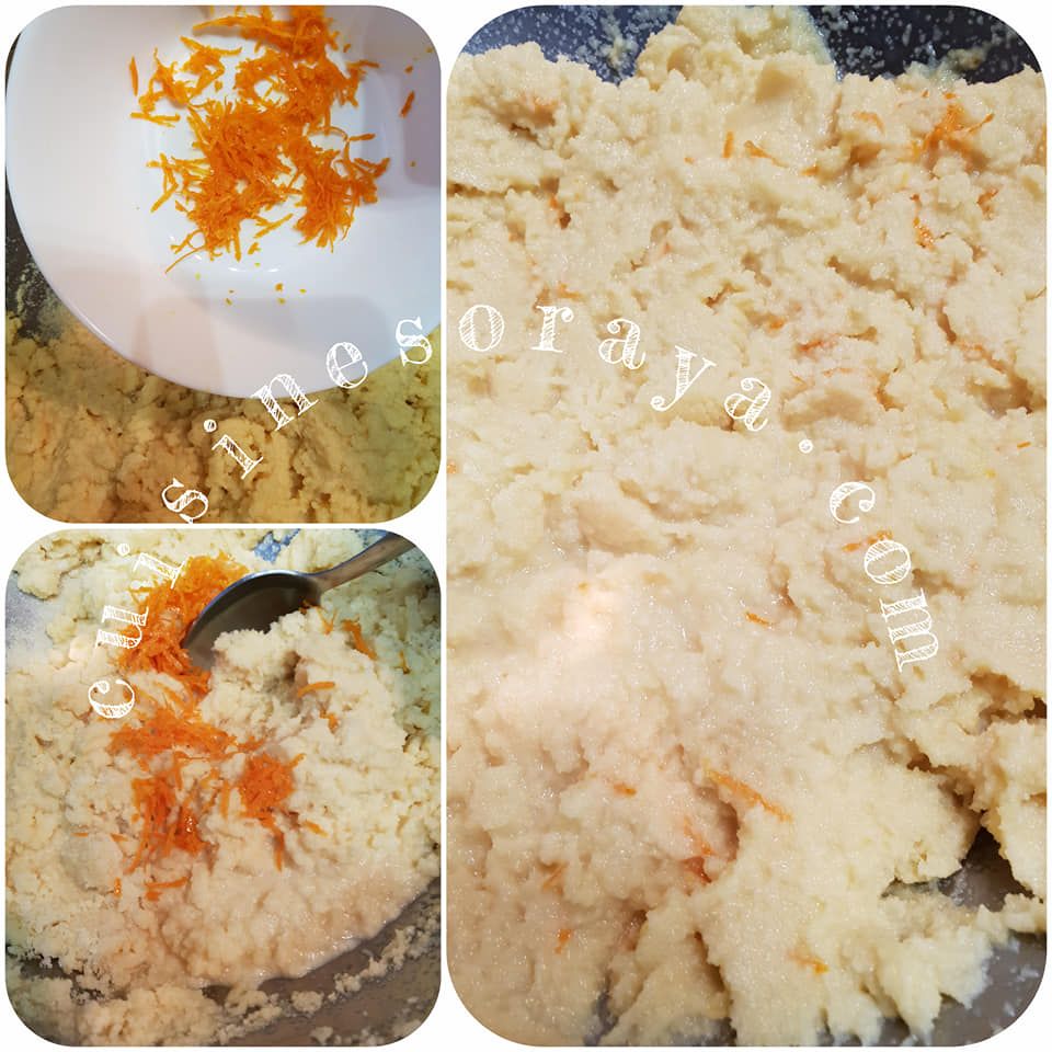 Gâteau semoule à l'orange