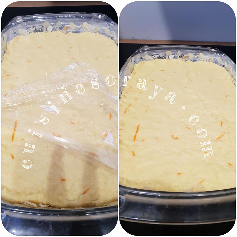 Gâteau semoule à l'orange