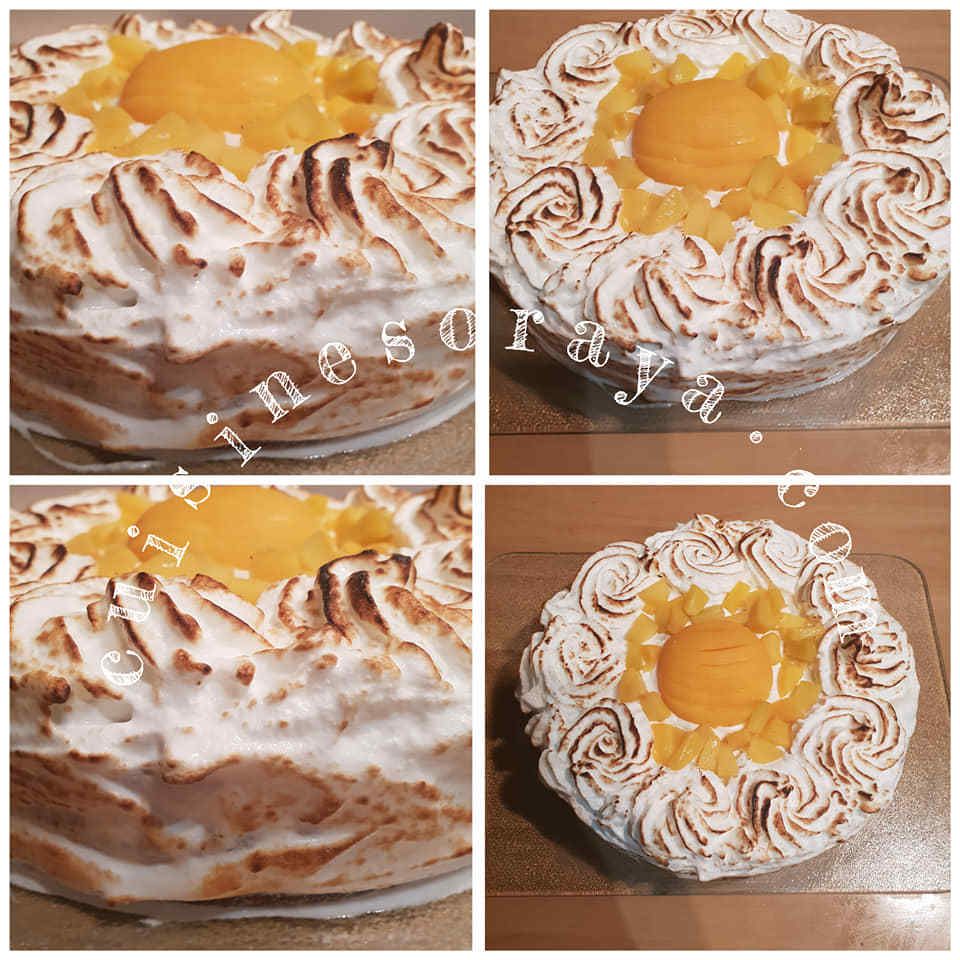 Gâteau pêcher mignon