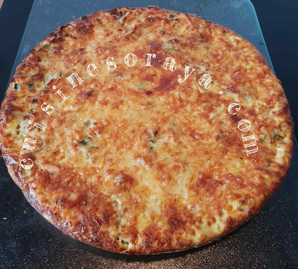 Quiche saumon aux courgettes