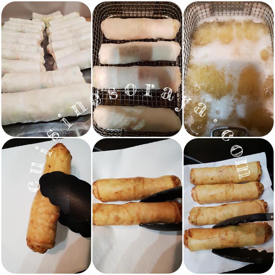 Lumpia poulet et aux légumes