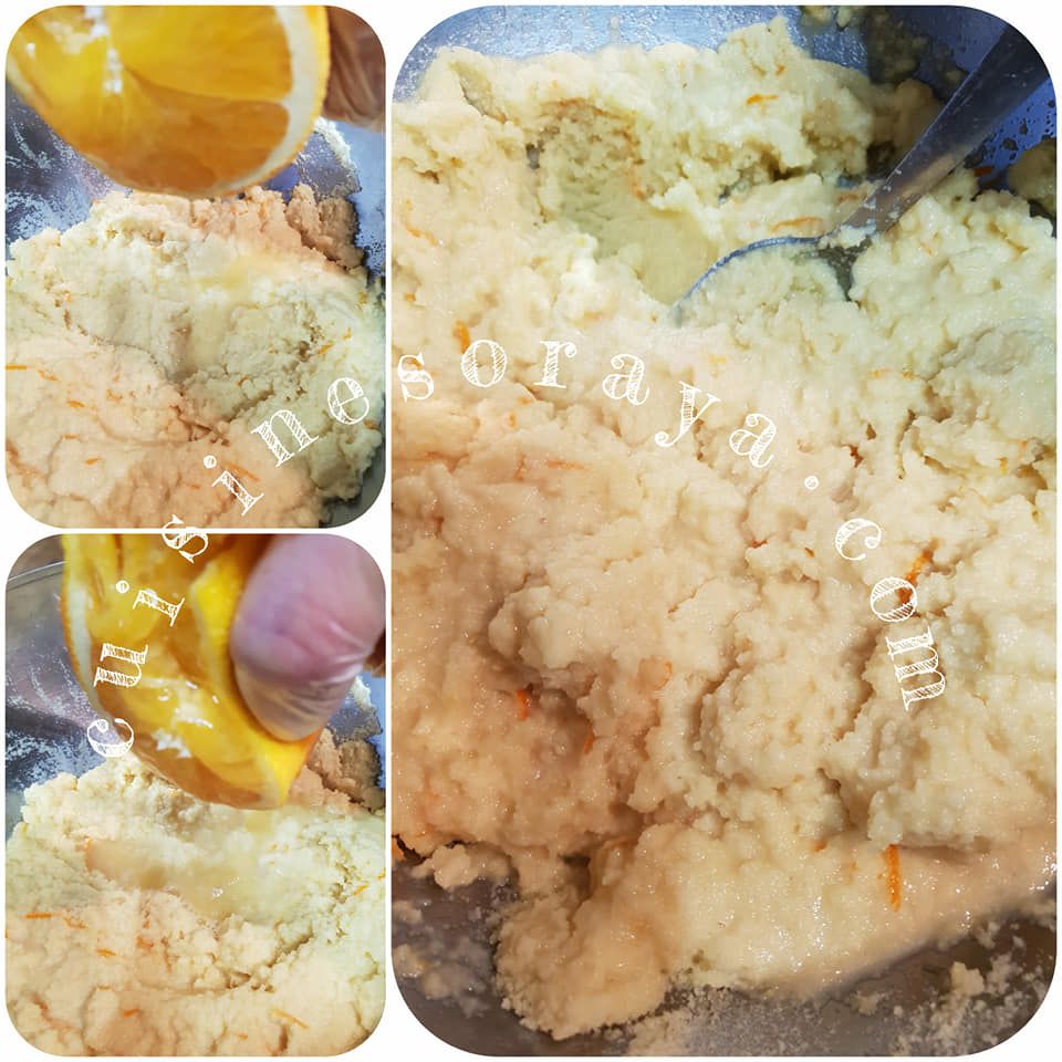Gâteau semoule à l'orange