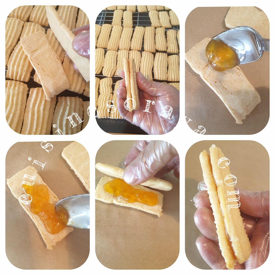 Sablé fondant à la confiture et chocolat