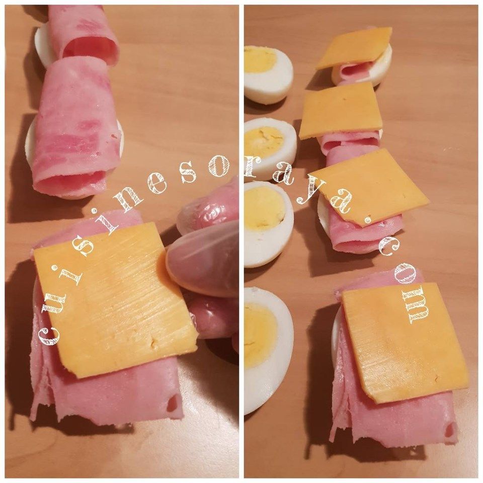 Oeuf dur façon burger