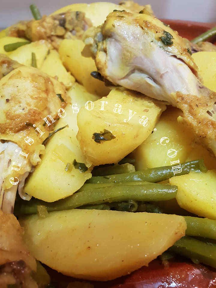 Poulet aux légumes à la vapeur