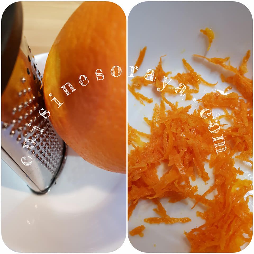 Gâteau semoule à l'orange