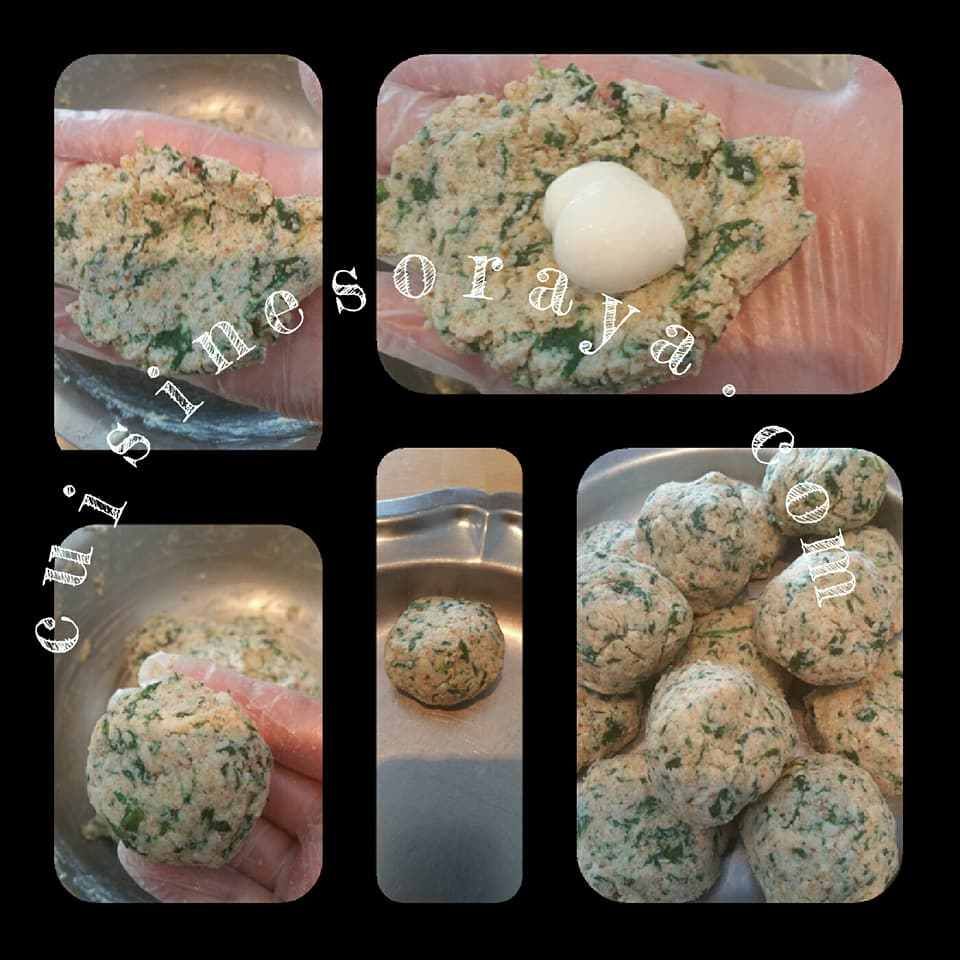 Boulettes épinards ricotta et coeur mozzarella