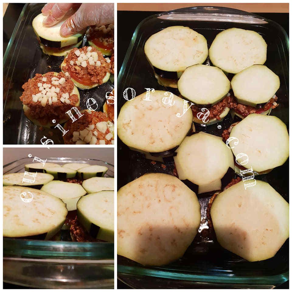 Aubergine burger