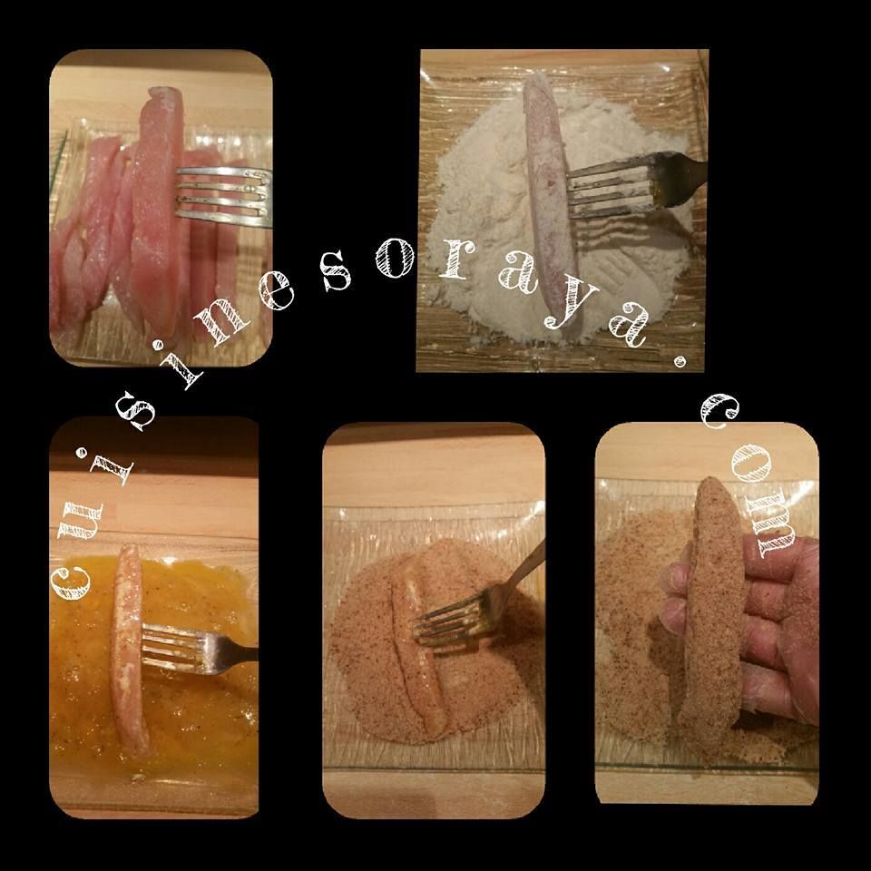 Bâtonnets de poulet coustillants
