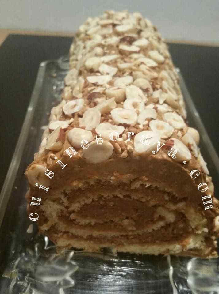 Roulé café noisette