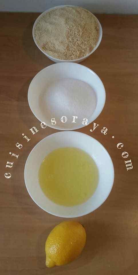 Biscuits aux amandes et citron