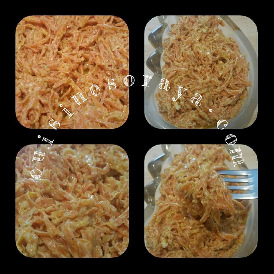 Carotte au yaourt - Salatasi havuç salatasi