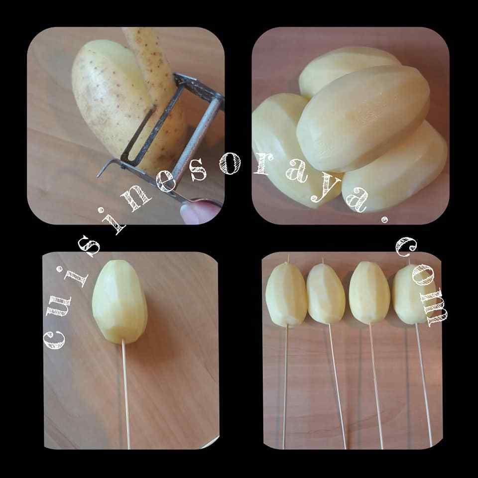 Pommes de terres spirales