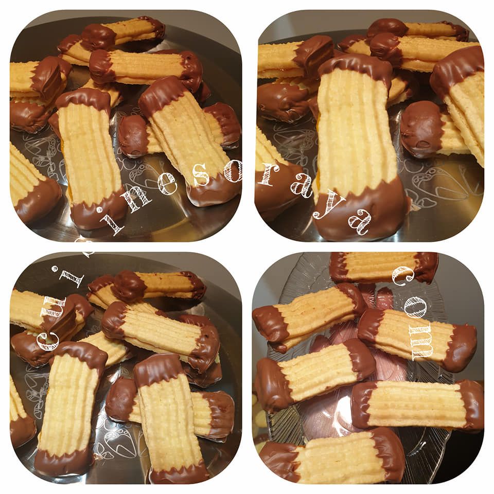 Sablé fondant à la confiture et chocolat
