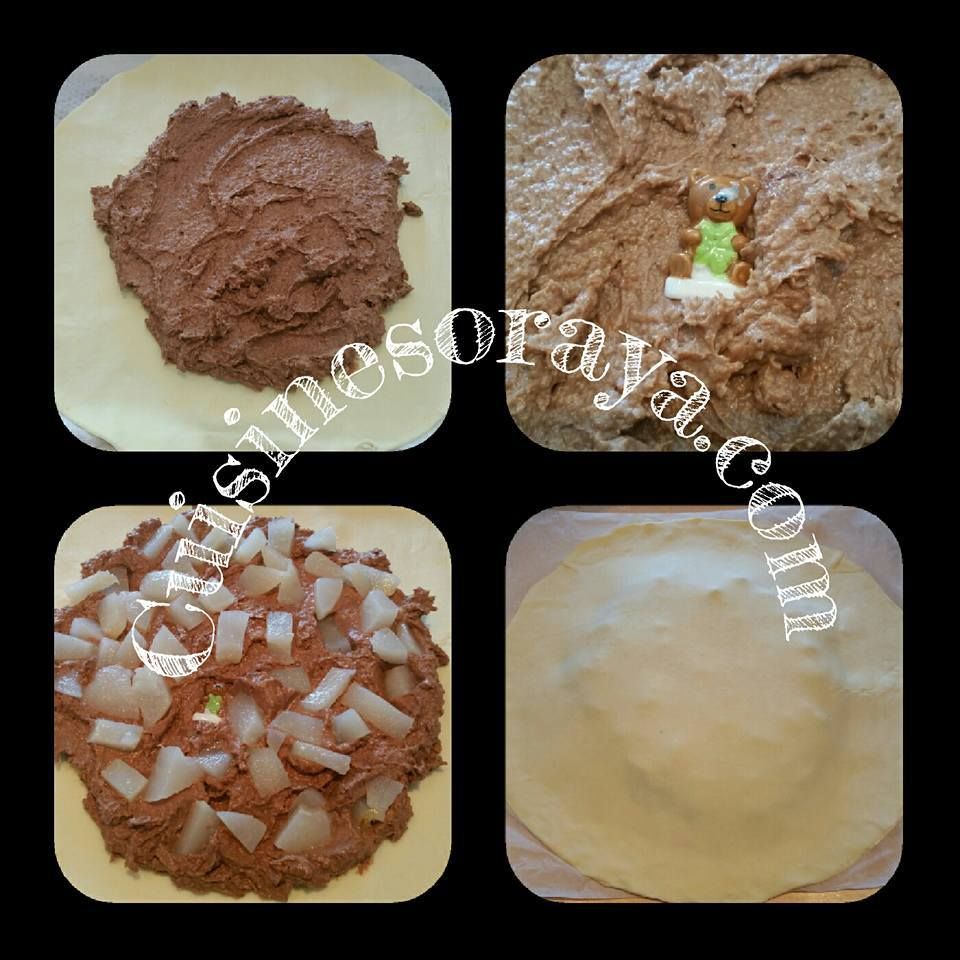 Galette poire-chocolat