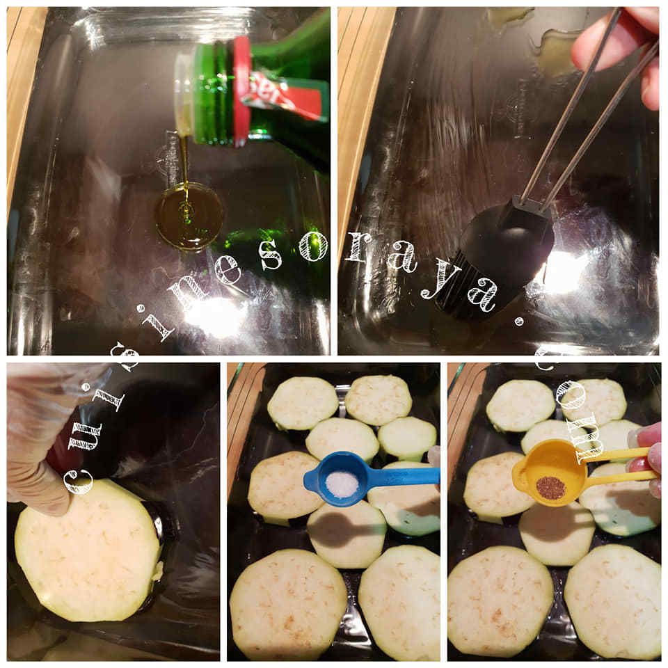 Aubergine burger