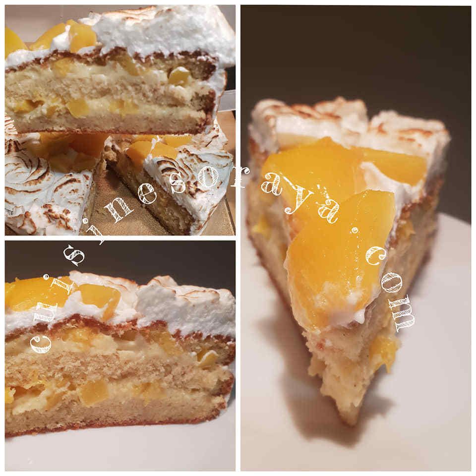 Gâteau pêcher mignon
