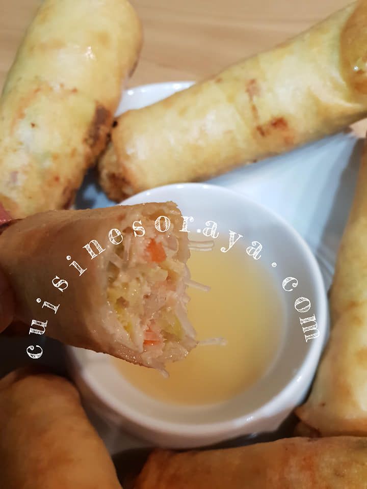 Lumpia poulet et aux légumes