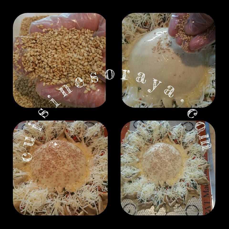 Pain tournesol farci