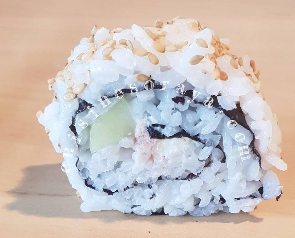 Sushi simple ou enrobé de fromage - Makis avec ou sans algue - california roll