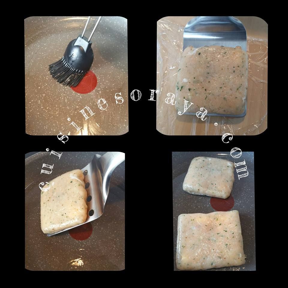 Steak de poulet farci au fromage