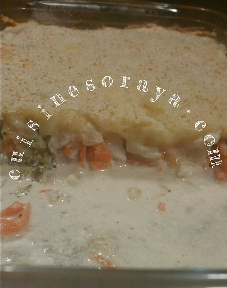 Gratin de cabillaud aux petits légumes