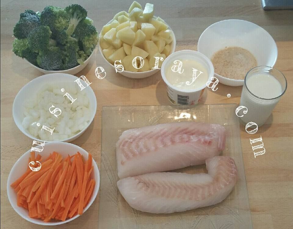 Gratin de cabillaud aux petits légumes