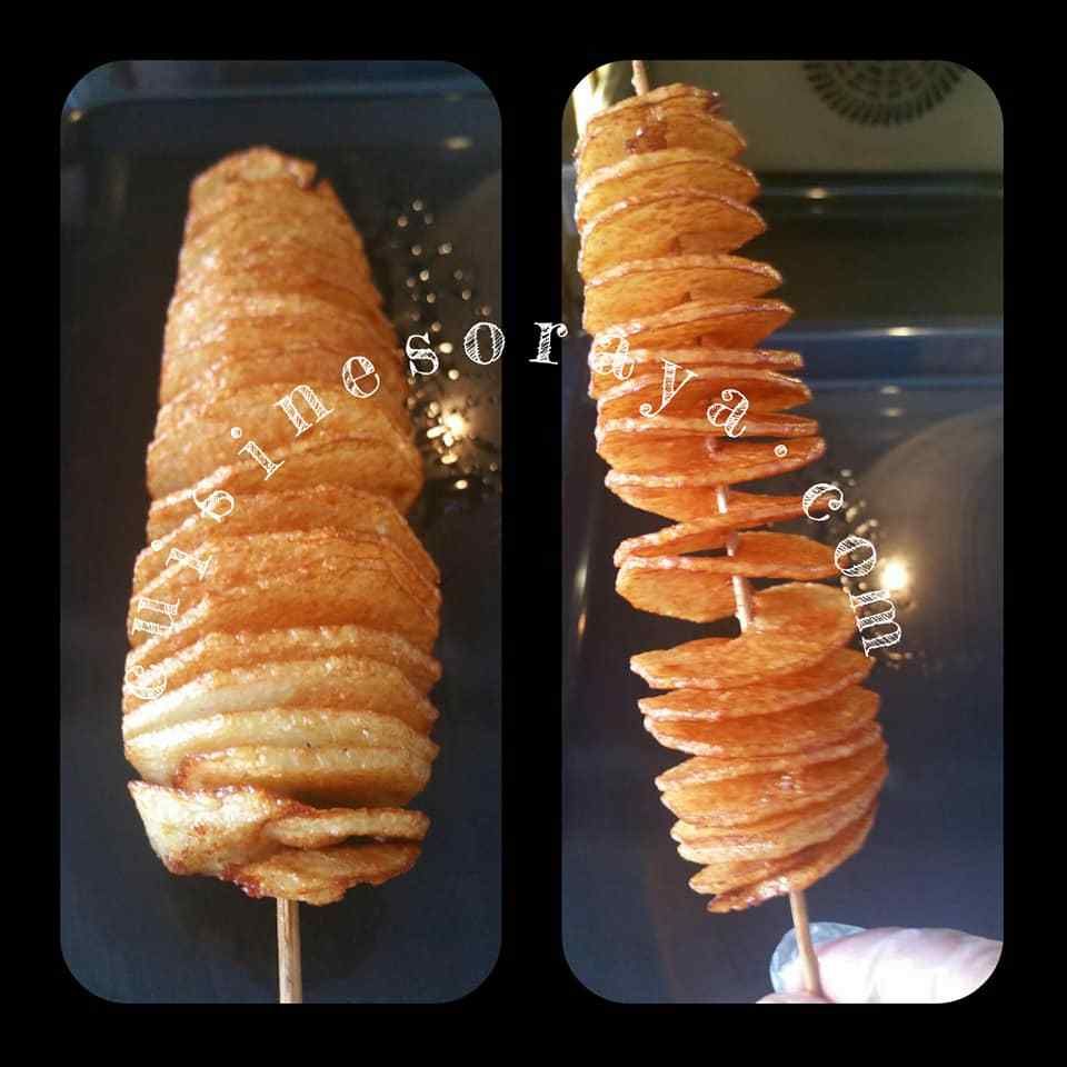 Pommes de terres spirales