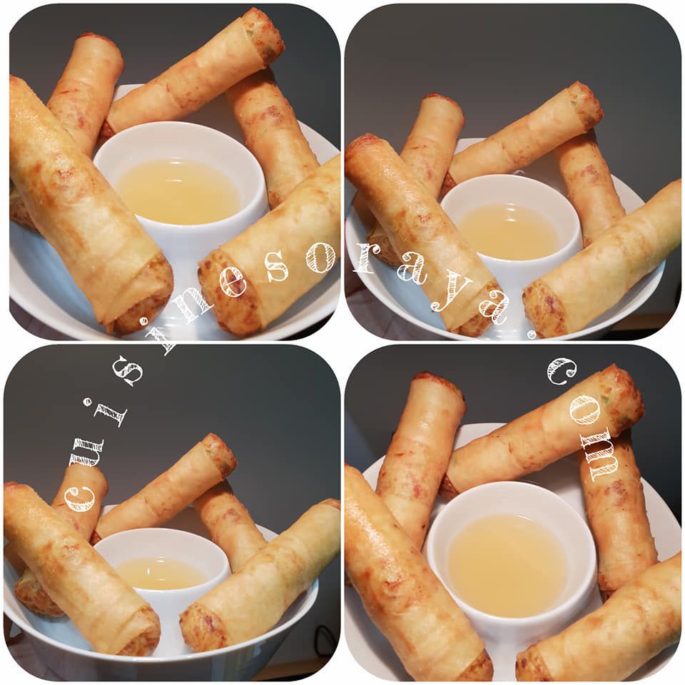 Lumpia poulet et aux légumes