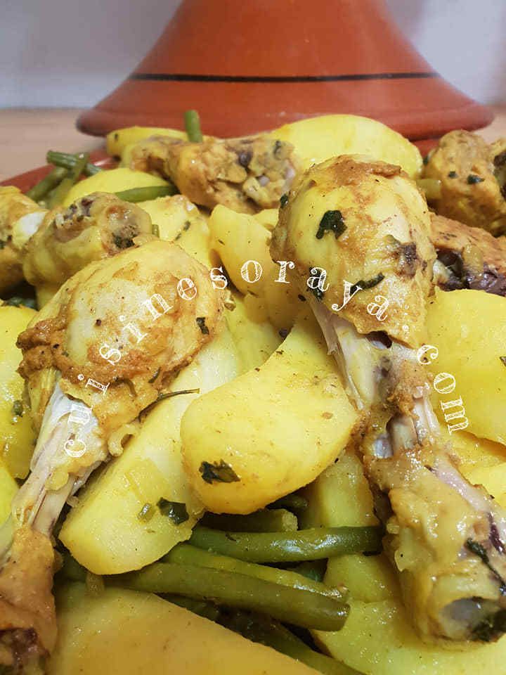 Poulet aux légumes à la vapeur