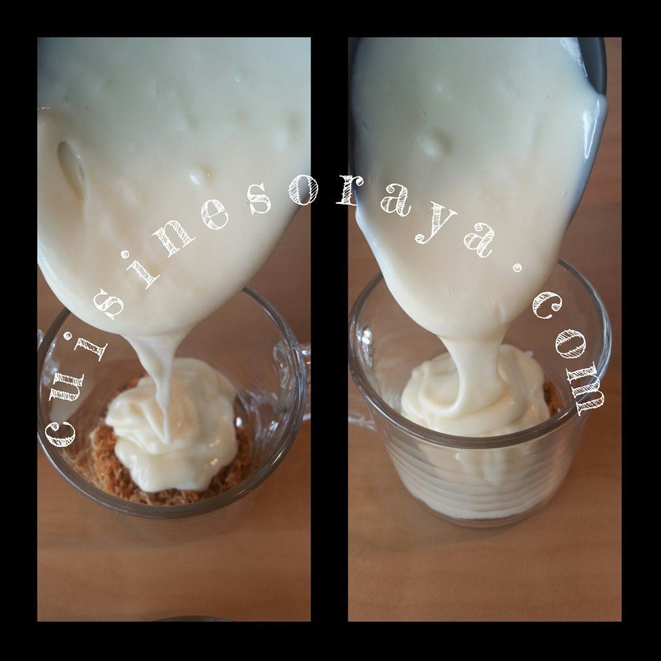 Cheveux d'ange et noix à la crème au lait