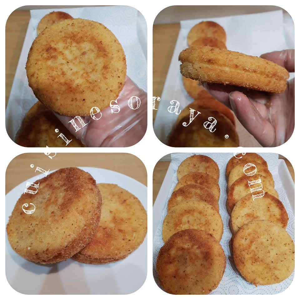 Croque panés au saumon fumé ou au poulet
