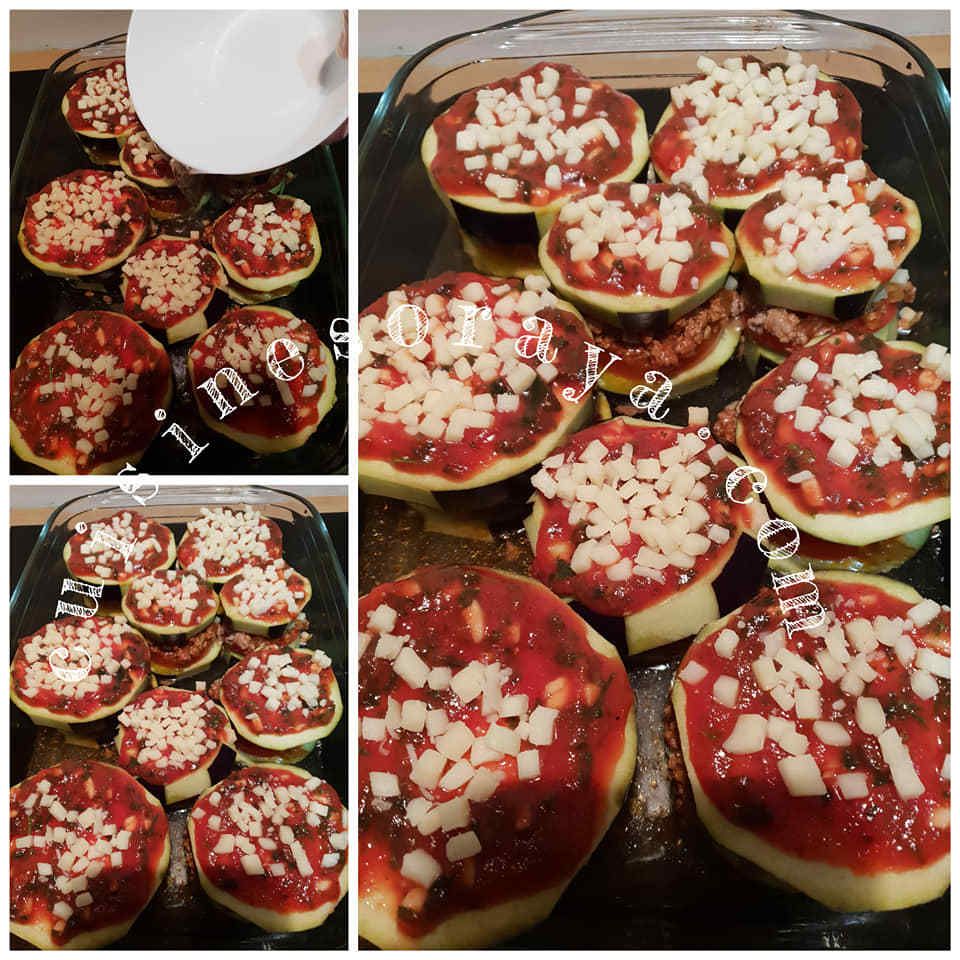Aubergine burger