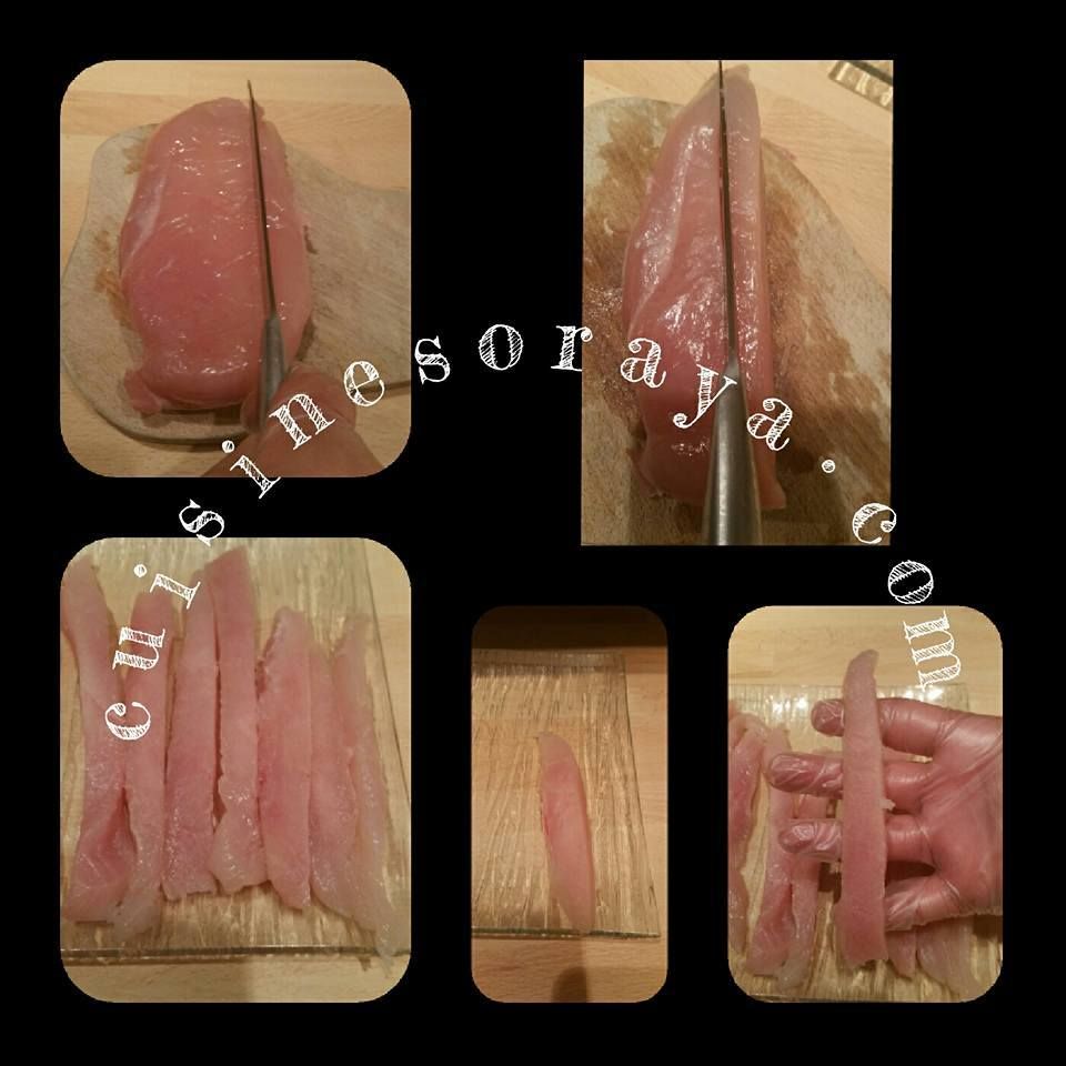 Bâtonnets de poulet coustillants