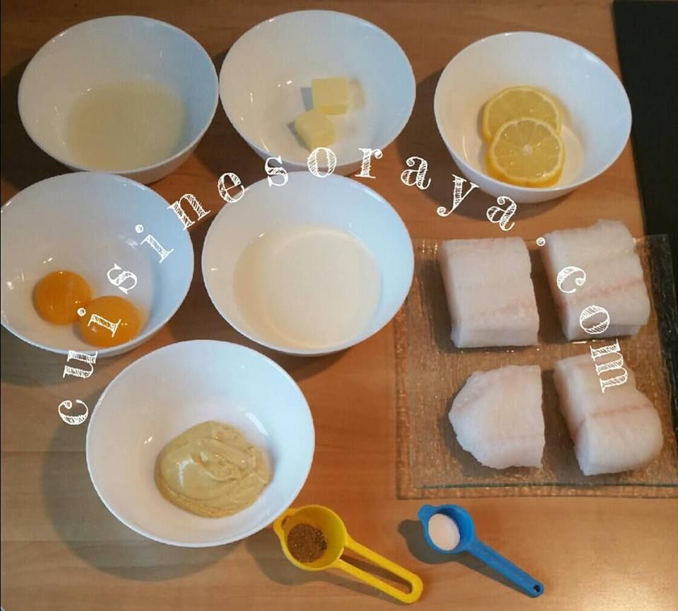 Cabillaud vapeur sauce au citron