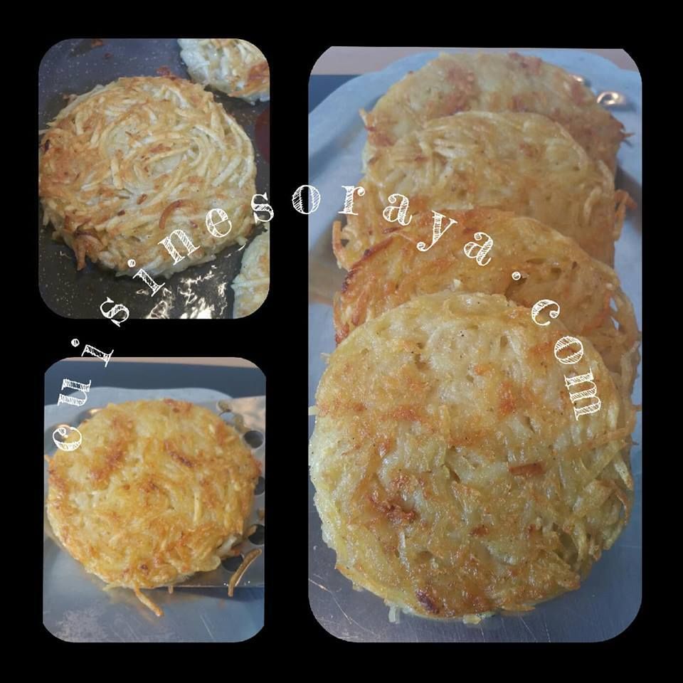 Galette de pommes de terre à la poêle