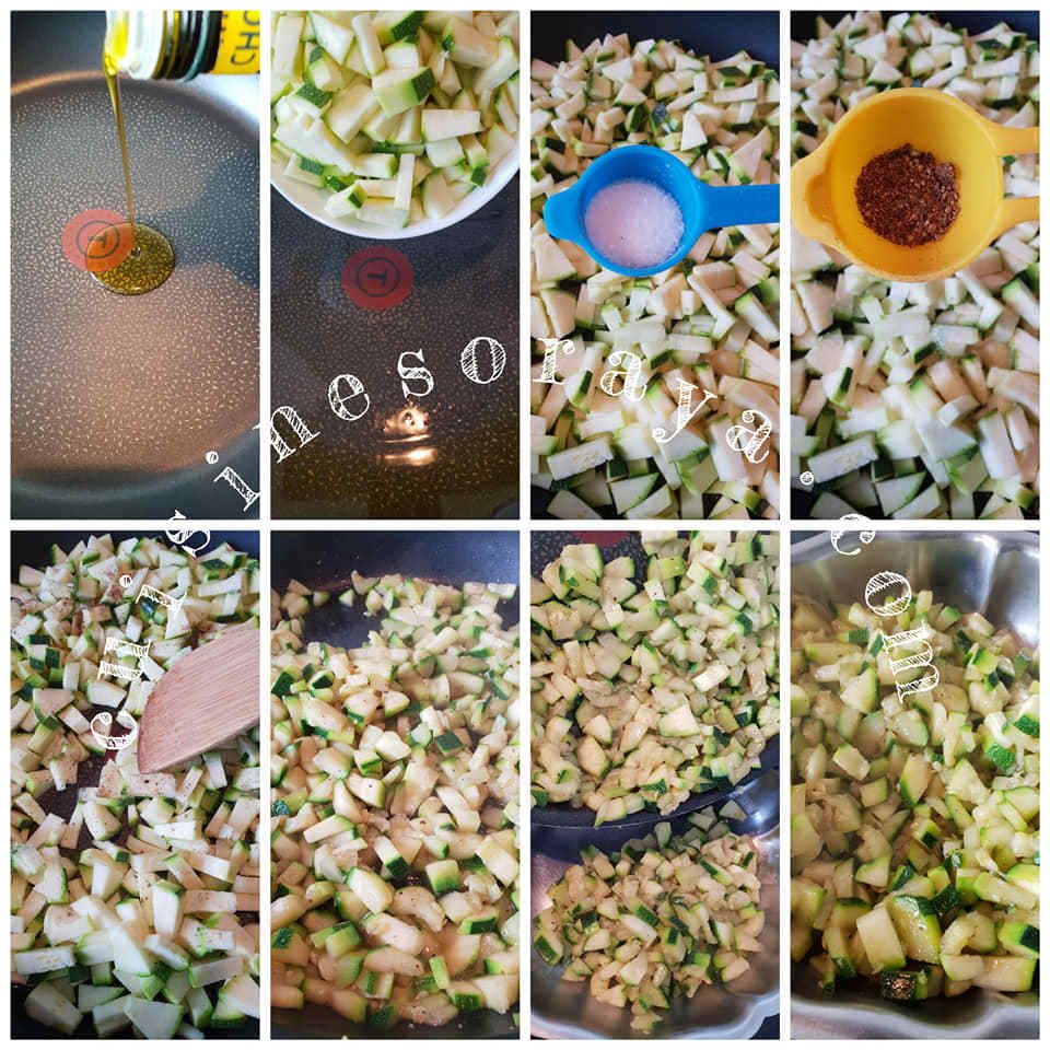 Quiche saumon aux courgettes