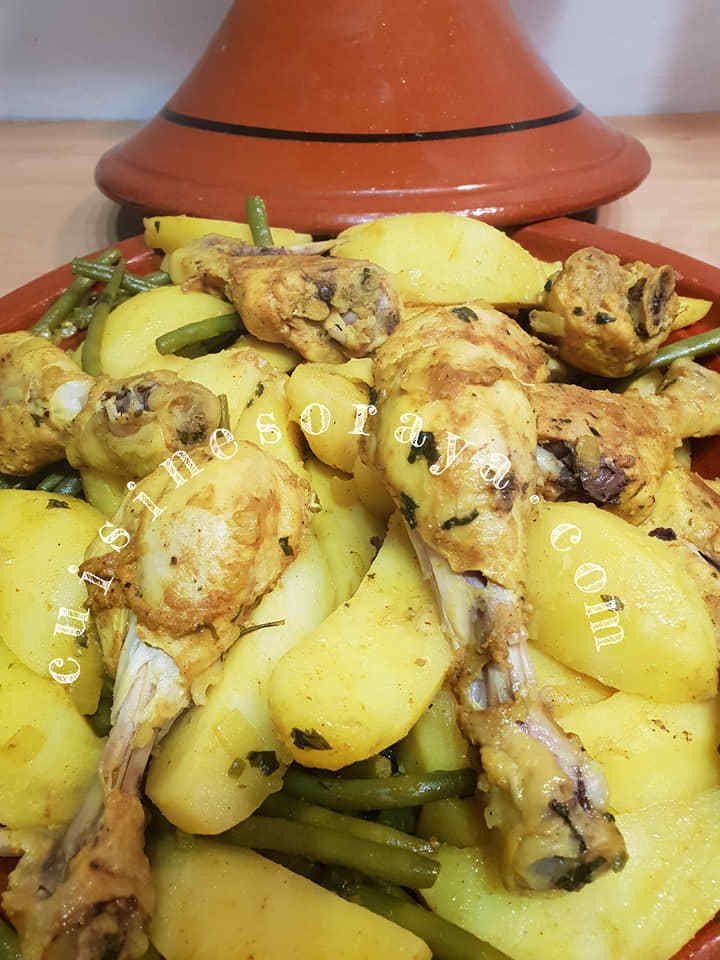 Poulet aux légumes à la vapeur