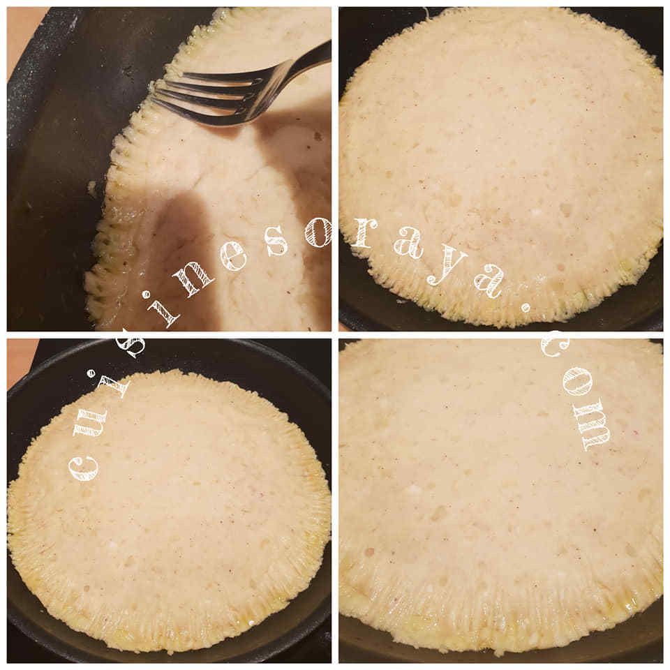 Galette de pomme de terre farcis au jambon de dinde-fromage